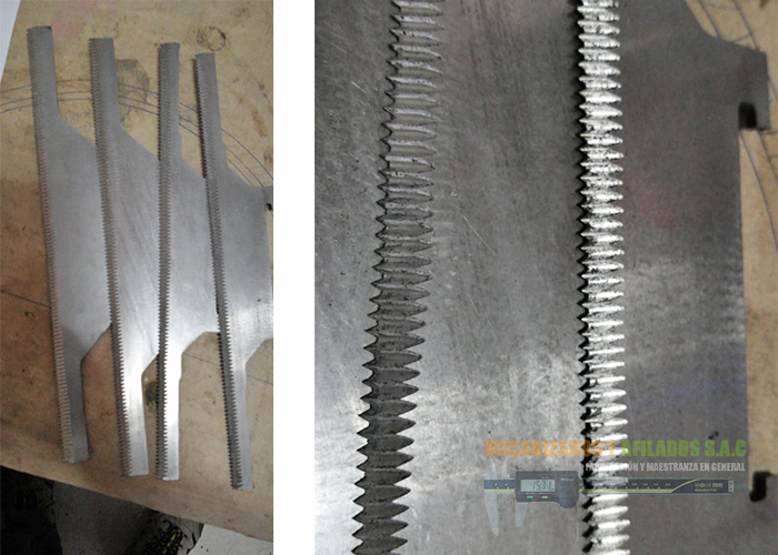 Cuchillas para cubetear mango