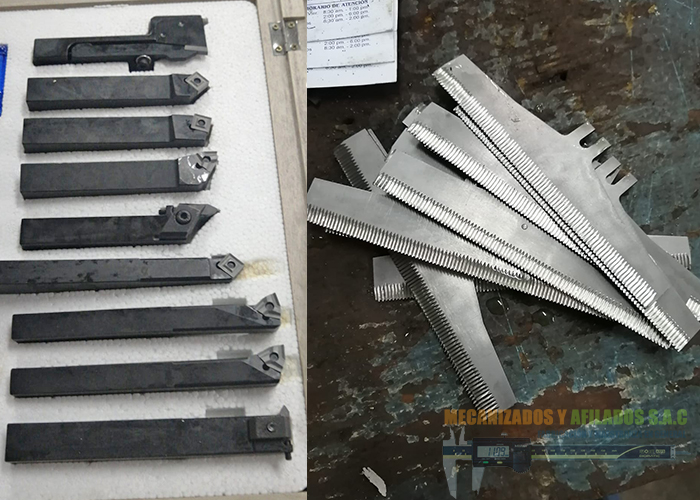Fabricación de cuchillas dentadas para maquinas de envasado