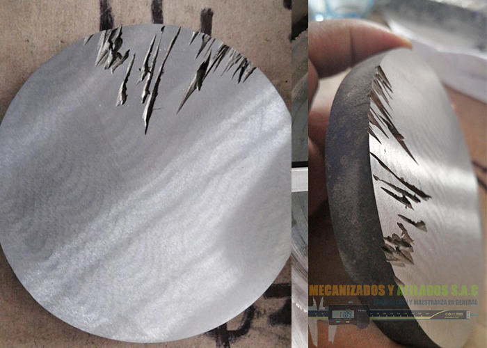 Rectificado de piezas varias formas