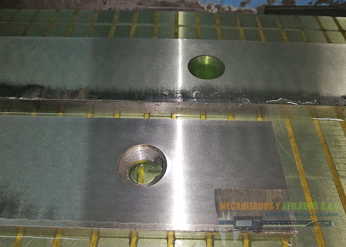 Rectificado de piezas varias formas