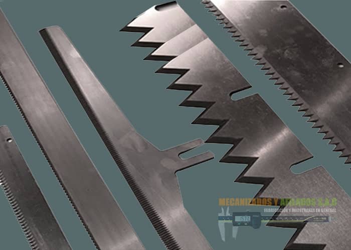 Cuchillas dentadas en todas las formas y medidas para la industria del envasado