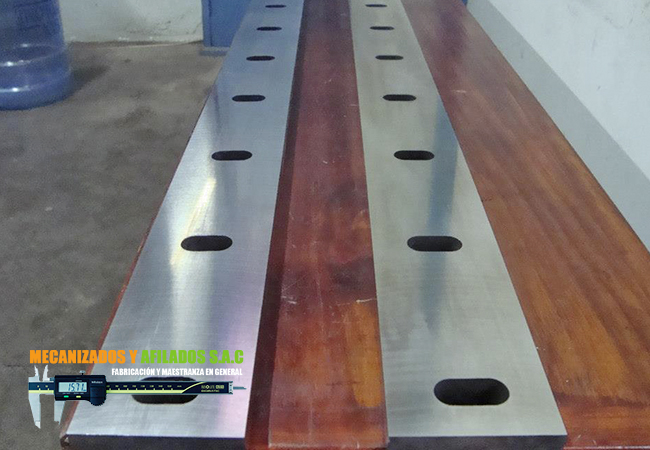 Fabricación de cuchillas